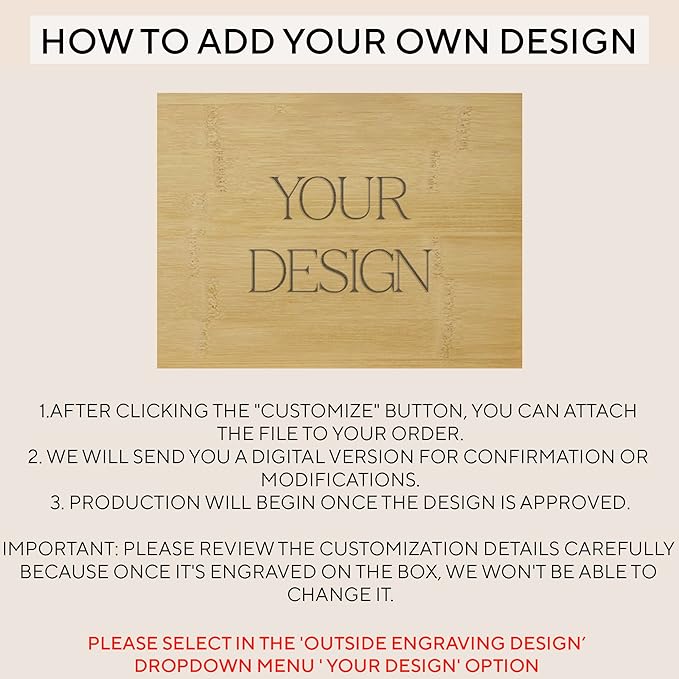 1st Mothers Day Gifts for Daughter - The Only Thing Better Than Being Your Mother Is Watching You Be A Mom, Personalized Keepsake Boxes for Memories Large, Acacia Wood, Happy Mothers Day, 11x8x4.75 in-BubblyBeeBaby