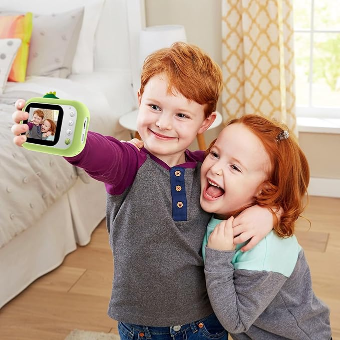 2 in 1 Microscope for Kids & Video Camera, 1000X Digital Microscope with 2.4" Screen, 1080P Portable Handheld Kids Camera Toys, STEM Educational Science Kit Toys for 3-12 Age Years Old Boys Girls-BubblyBeeBaby