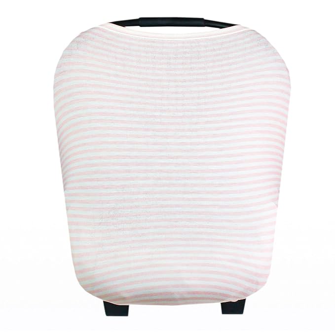 Copper Pearl Multi-Use Cover: Car Seat Covers, Nursing Cover, and Stroller Cover for Sun - Stretchy Fabric, All-Season Use, Stylish Designs, Easy Access for Moms - Winnie-BubblyBeeBaby