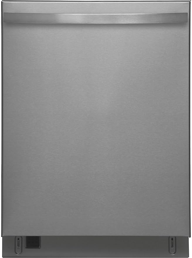 Kenmore 24" Built-in Stainless Steel Tub Dishwasher EasyFlex Third Rack, TurboDry, SmartWash & Reach-Thru Handle-15 Place Settings-45 DBA, Energy Star Certified, Fingerprint Resistant-BubblyBeeBaby