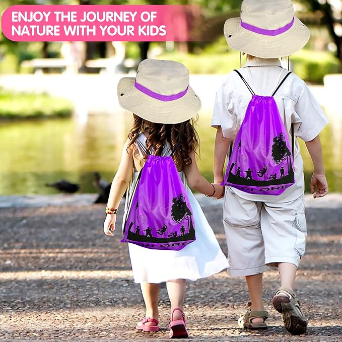 INNOCHEER Explorer Kit & Bug Catcher Kit for Kids Outdoor Exploration for Boys Girls 3-12 Years Old (Purple)-BubblyBeeBaby