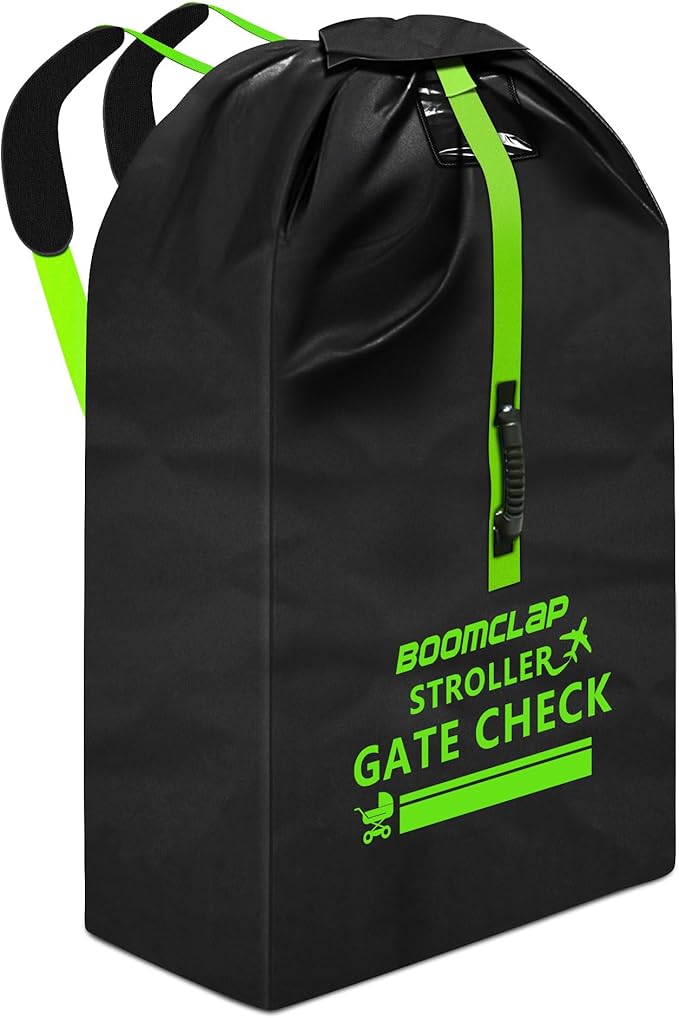 BOOMCLAP Durable stroller travel bag for airplane,stroller bag carseat cover for Double/Single/Jogging Strollers,Waterproof stroller gate check bag-BubblyBeeBaby