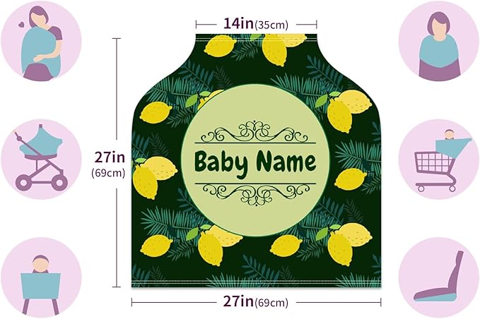 Baby Car Seat Stroller Cover Nursing Cover New Mom Breastfeeding Scarf Soft Stretchy Infant Carrier Cover Car Canopy Coverage-BubblyBeeBaby
