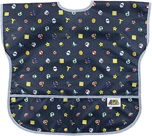 Bumkins Bibs - Toddler Bibs, Waterproof, Large for 1-3 Years, Short Sleeve-BubblyBeeBaby