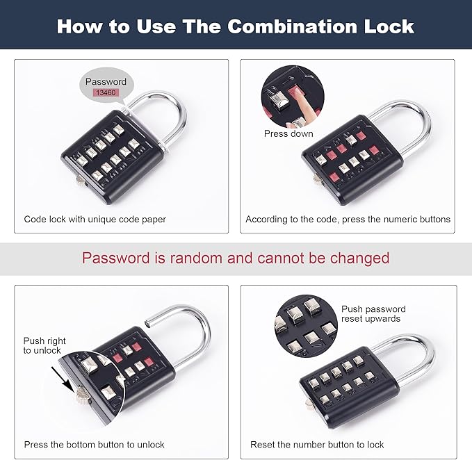 2 Pack Door Knob Lockout Device with Padlock,Temporary Door Handle Lock Cover for Dementia Patients/Child Proof, Outdoor Water Faucet Lock Cover - White-BubblyBeeBaby
