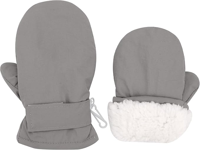 Toddler Gloves Kids Mittens Winter Warm Lined Fleece Gloves Waterproof Snow Baby Mitten for Boys Girls-BubblyBeeBaby