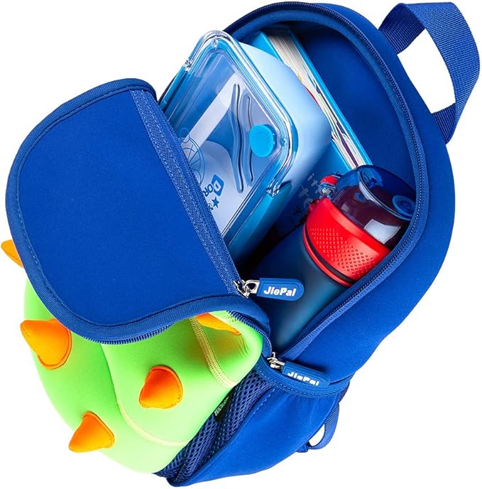 JiePai Dinosaur Toddler Backpack Waterproof 3D Cartoon Kids Backpack for Boys-BubblyBeeBaby