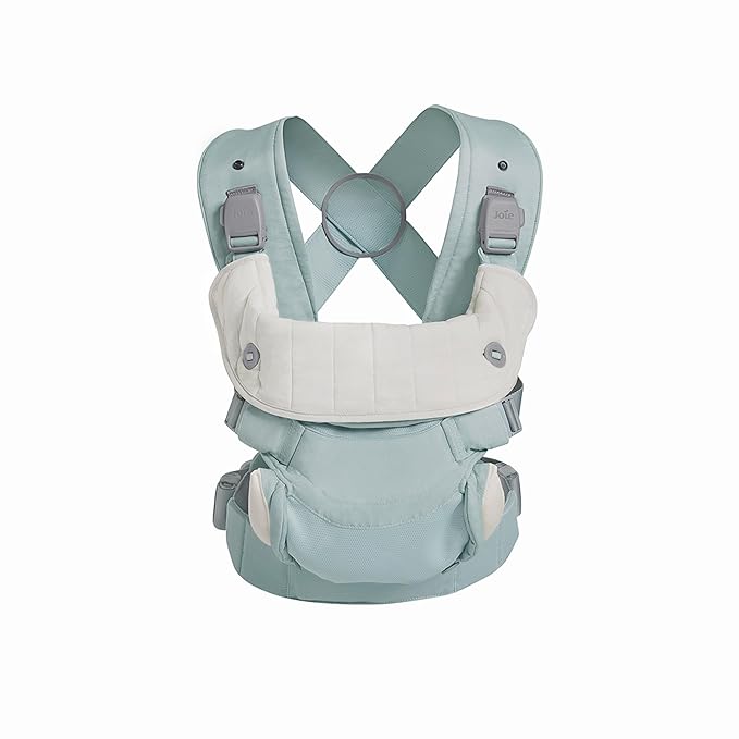 Joie Savvy lite 3-in-1 Baby Carrier – Lightweight, Ergonomic Baby Carrier with 3 Carry Positions, Padded Straps, and Lumbar Support (Mineral)-BubblyBeeBaby