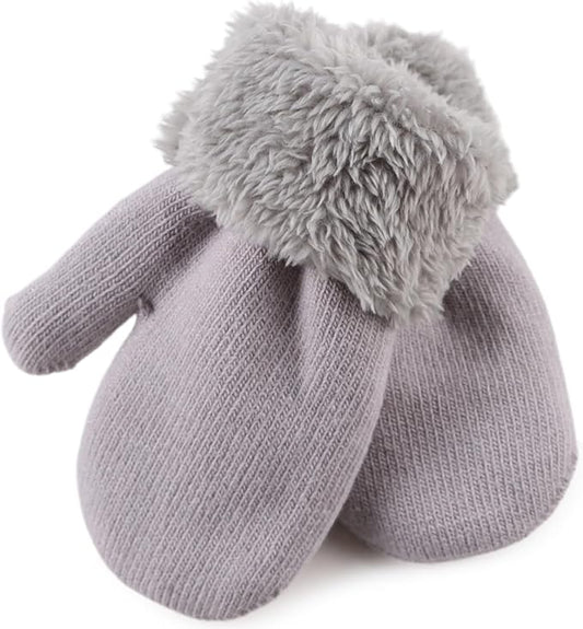 PESAAT Baby Girl Mittens Fleece Toddler Boy Mittens Warm Kids Winter Gloves Unisex Cold Weather Baby Gloves-BubblyBeeBaby