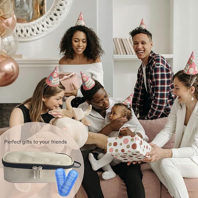 Insulated Breastmilk Cooler Bag with 2 Ice Packs - Breastmilk Cooler Organizer Bag for Daycare, Breastfeeding Mom Travel Outdoor-BubblyBeeBaby