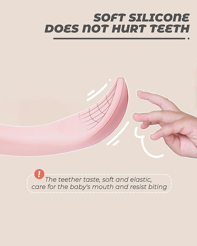 10 Pcs Silicone Baby Spoons and Forks, Chewable Utensils for Self-Feeding, Kids Utensils for Over 6 Months Babies-BubblyBeeBaby