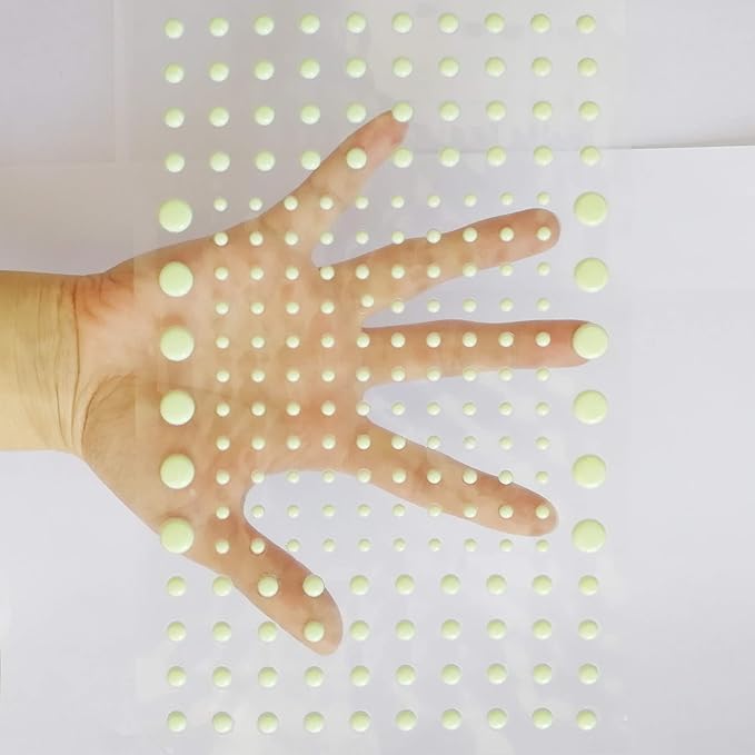 1230 PCS Glow in The Dark Stars Wall Stickers, 3D Adhesive Dots Decor Starry Sky Decor for Kids Bedroom or Birthday Gift,Beautiful Wall Decals (Green)-BubblyBeeBaby