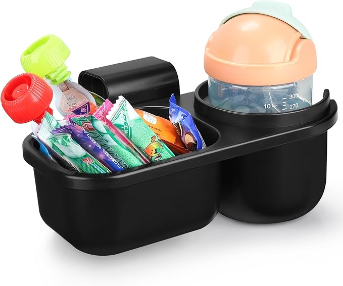 Accmor Child Cup Holder Snack Tray for Convertible Car Seats, Universal Child Cup Holder Compatible with Most Baby Car Seat Models-BubblyBeeBaby