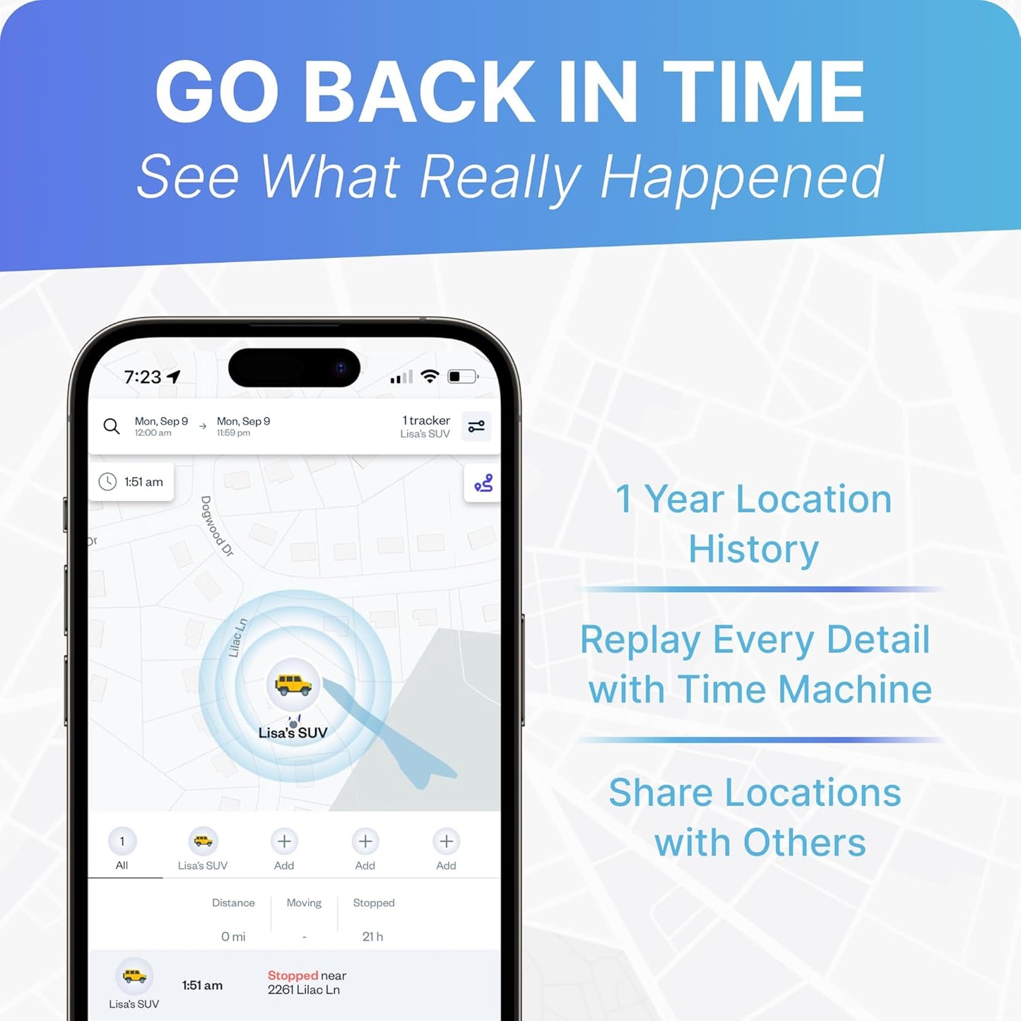 (2 Pack) Spytec Atlas GPS Tracker for Vehicles, Cars, Trucks, Kids & Seniors | Hidden Mini GPS Tracker Device for Fleet Vehicles | Geofencing | Real-time Tracking and Updates | Subscription Required