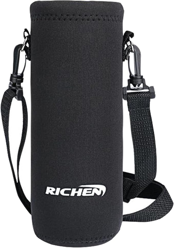 RICHEN Neoprene Water Bottle Carrier Bag with Adjustable Shoulder Strap,Insulated Water Bottle Cover for Stainless Steel/Glass/Plastic Bottles-BubblyBeeBaby