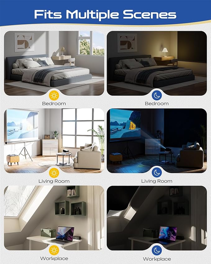 20" W x 48" L 100% Portable Blackout Curtains, Total Darkness No-Drill Black Out Window Cover,Temporary Blackout Shades with Hook & Loop Tape, for Bedroom, Nursery, Dorm, Travel (Black)-BubblyBeeBaby