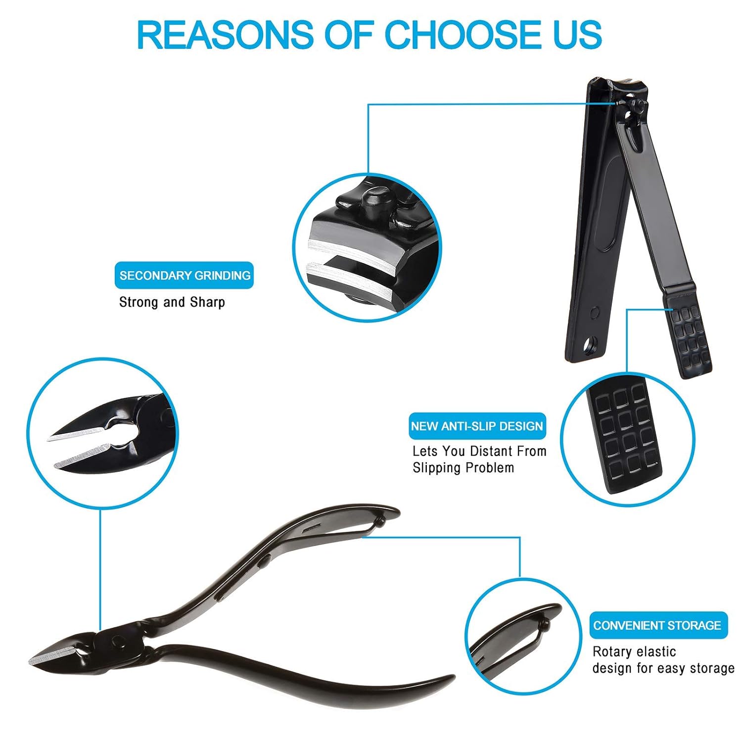 26 PCS Premium Manicure Set, AULLUA Nail Clippers, Professional Grooming Gift Kit, Pedicure Kit, Stainless Steel Facial, Cuticle, Nail Care Tools with Luxurious Portable Travel Case, for Women & Men