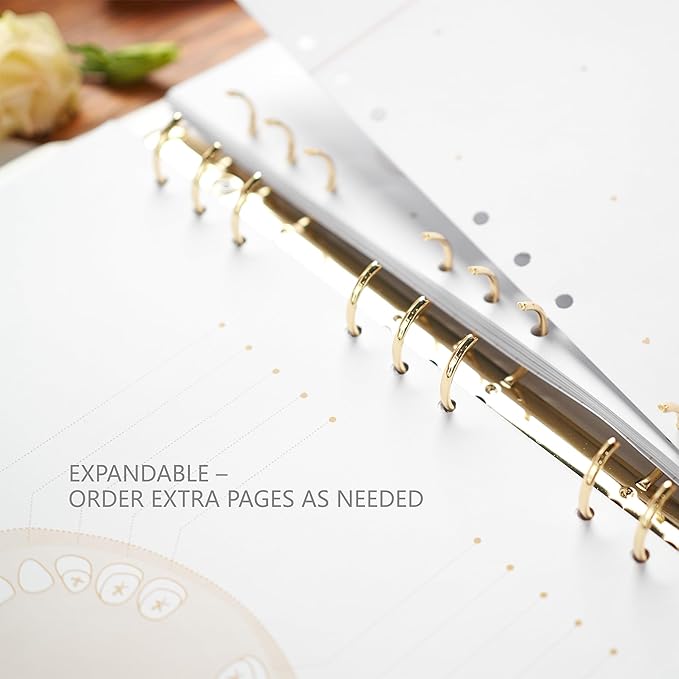 Keepsake Baby Memory Book Girl Boy – Timeless Leather-Bound Baby Milestone Book – Baby Book Keepsake Record First 5 Years – Gender Neutral Baby Scrapbook Album Baby Album Journal Registry Search Gift-BubblyBeeBaby