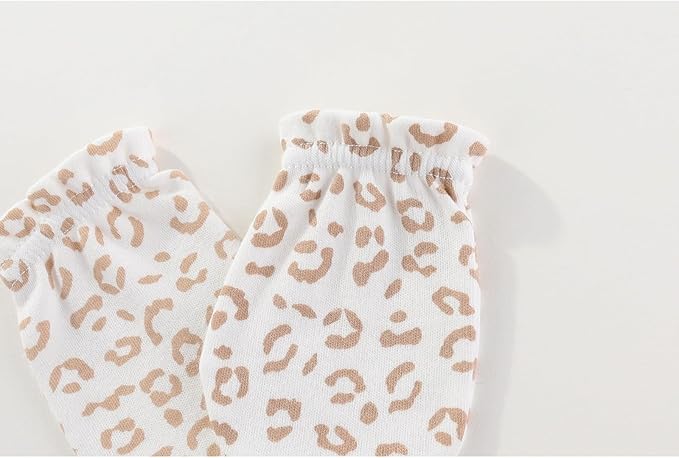 5 Pairs Baby Not Scratch Mittens 0-6 Months New Born Boy Girl Gloves Cute Infant Accessories-BubblyBeeBaby