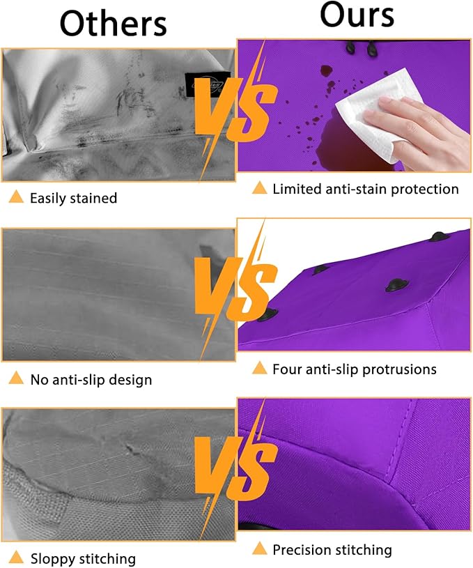 Car Seat Travel Bag for Airplane,Infant Seat Travel Bag with Shoulder Strap,Padded Car Seats Backpack with Reflective Stripes,Large Carseat Carrier Bag Travel Car Seat Cover,Purple-BubblyBeeBaby