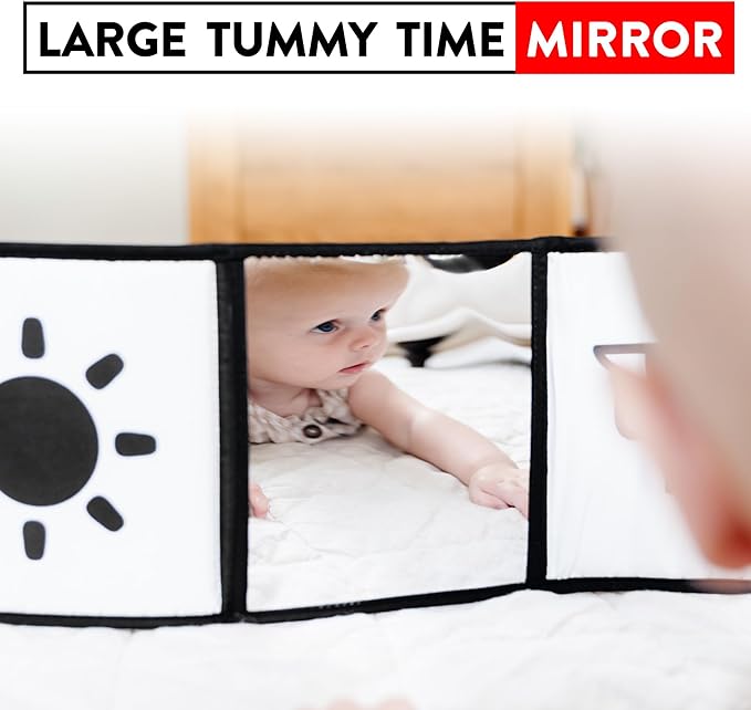 High Contrast Baby Toys for Newborn Black and White Baby Toys Baby Books 0-6 Months High Contrast Baby Book Contrast Toys for Infants 0-6 Months Black and White Books for Newborns-BubblyBeeBaby