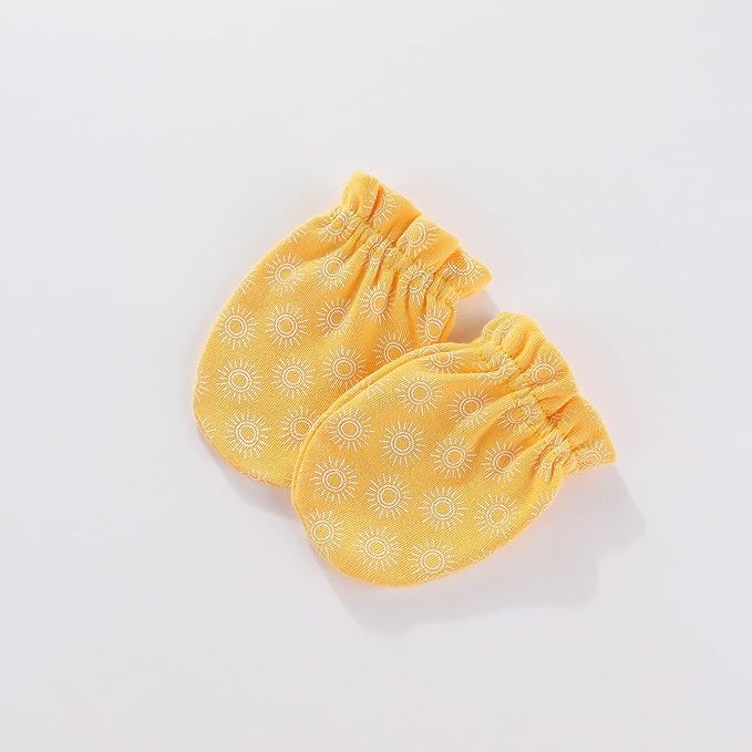 Unisex Baby Cotton Scratch Mittens For Newborn Baby Boys Girls Mittens Accessory 0-6 Months-BubblyBeeBaby