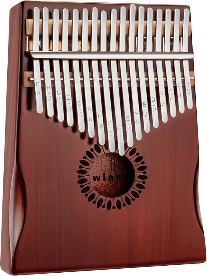 Kalimba Thumb Piano 17 Keys, Portable Mbira Finger Piano Gifts for Kids and Adults Beginners-BubblyBeeBaby