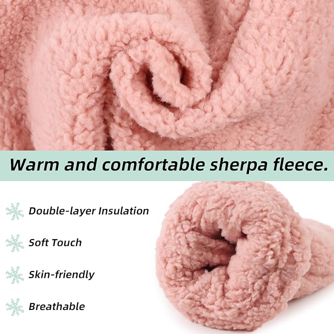 Zsedrut Baby Boys Winter Glove Warm Toddler Infant Girls Mittens Fleece Lined Gloves 1-7 Years-BubblyBeeBaby