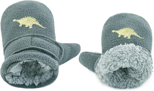 BAVST Baby Toddler Winter Mittens Girls Warm Fleece Lined Gloves Kids Sherpa Lined Mittens for Boys-BubblyBeeBaby