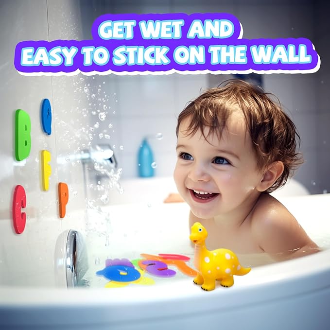 Hely Cancy Dinosaur Bath Toys Mold Free-BubblyBeeBaby