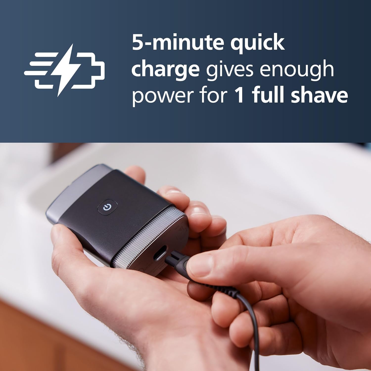 Philips Norelco Travel Groom Duo includes Compact Shaver + OneBlade 360 with Connectivity Face + Body, Electric Beard Trimmer, Shaver and Body Groomer with 5in1 Comb, Body Attachment, Travel Case