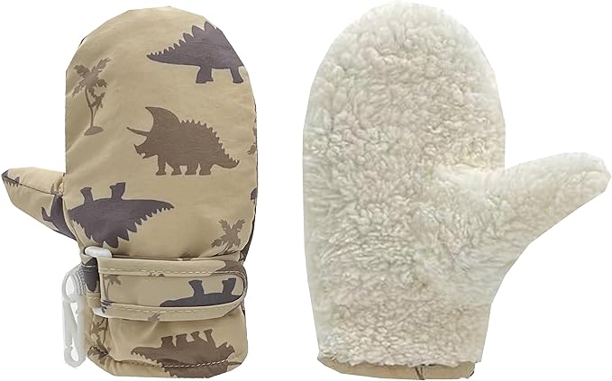 Toddler Gloves Kids Mittens Winter Warm Lined Fleece Gloves Waterproof Snow Baby Mitten for Boys Girls-BubblyBeeBaby
