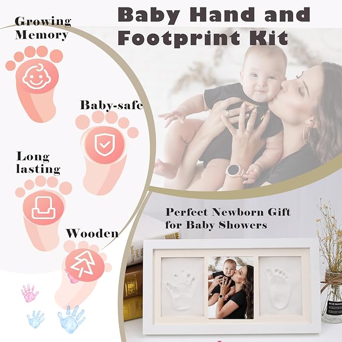 Inkless Newborn Hand & Footprint Kit - Baby Paw Print Gift-BubblyBeeBaby