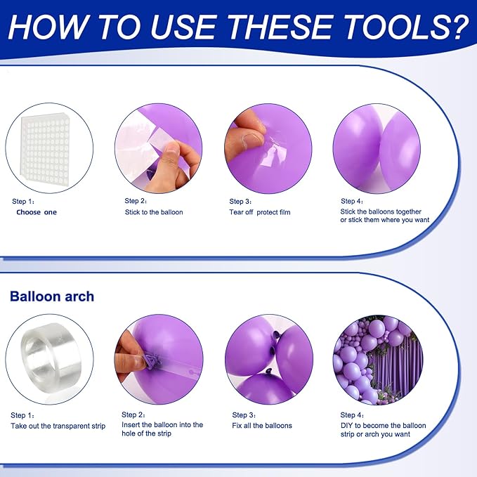 140pcs Purple Round Balloons Different Sizes 18 12 10 5 Inch Latex Balloons for Arch Decoration Party Balloon Kit for Graduation Birthday Party Wedding Balloon Baby Shower Decoration-BubblyBeeBaby