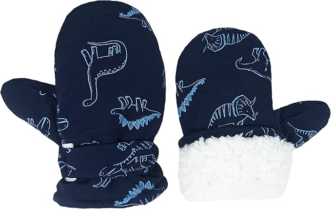 Toddler Gloves Kids Mittens Winter Warm Lined Fleece Gloves Waterproof Snow Baby Mitten for Boys Girls-BubblyBeeBaby