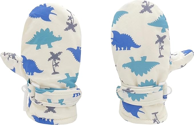 Toddler Gloves Kids Mittens Winter Warm Lined Fleece Gloves Waterproof Snow Baby Mitten for Boys Girls-BubblyBeeBaby