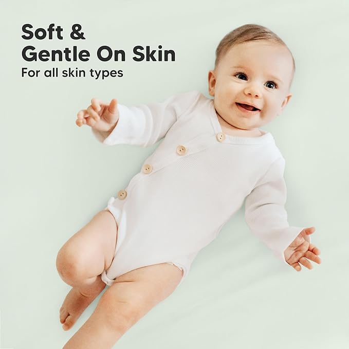 KeaBabies 2-Pack Organic Crib Sheets for Boys, Girls - 52x28 Fitted Crib Mattress Sheet Neutral, Breathable Jersey Cotton Cover for Baby Bed, Toddler Mattress, Soft & Cute Prints (Cove)-BubblyBeeBaby