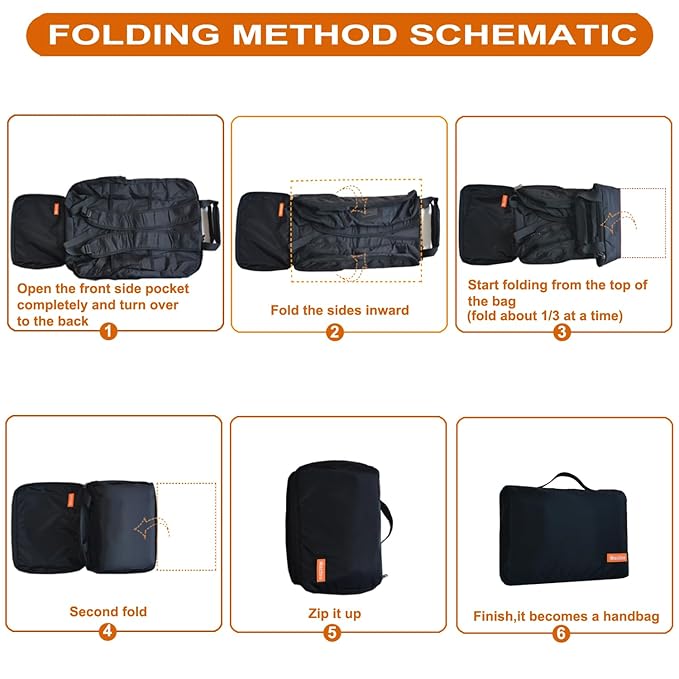 Mactso Stroller Travel Bag Compatible with GB Pockit Air Plus All Terrain and GB Pockit + All City, Lightweight Stroller Travel Backpack for Airplane (Black, L)-BubblyBeeBaby