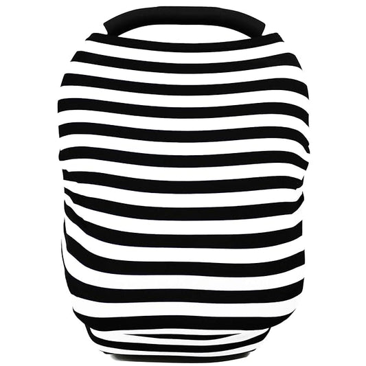 Car Seat Covers High Stretchy- Carseat Canopy for Babies, Multi- use Breastfeeding Covers, Baby Shower Gifts for Boys and Girls-BubblyBeeBaby