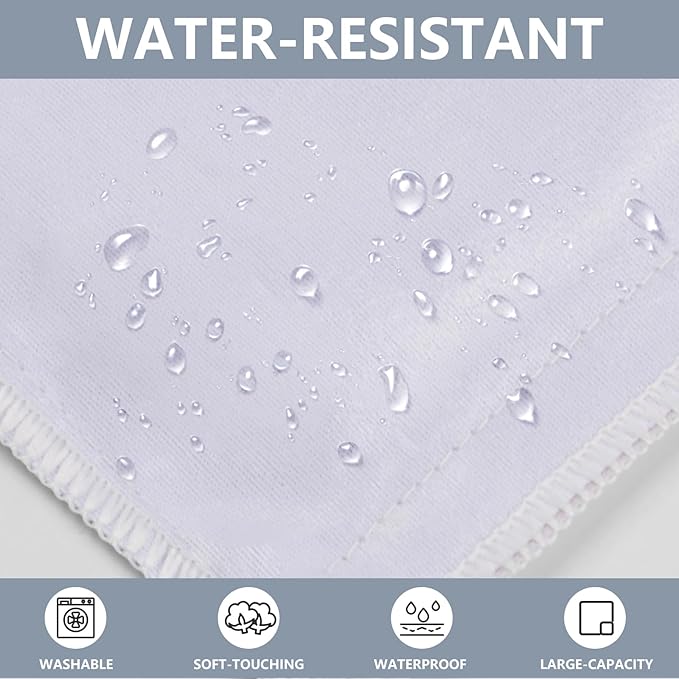 2 Pcs Large Travel Laundry Bags - Waterproof Wet Dry Bags for Gym Clothes, Swimming, Yoga (Wine+Navy)-BubblyBeeBaby