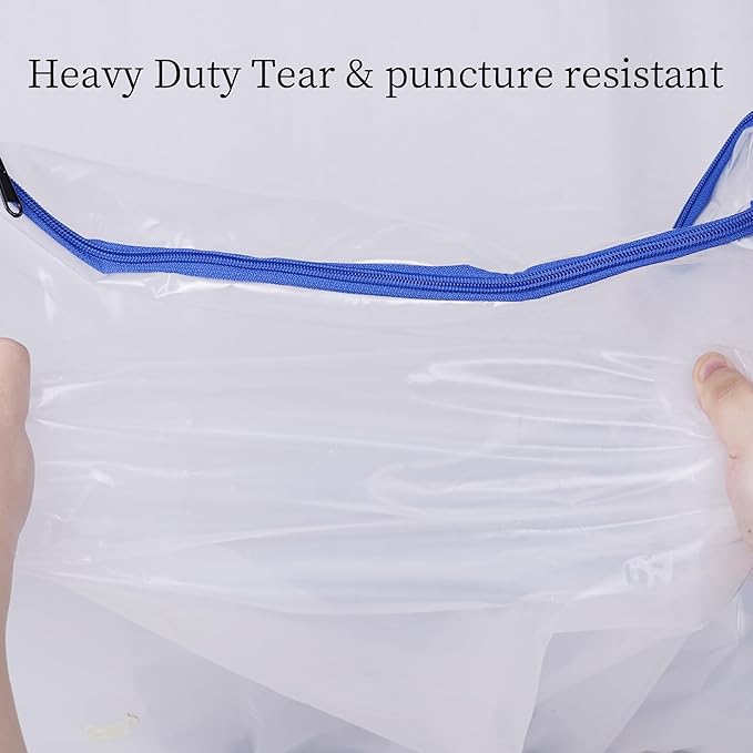 2 Pack Twin Mattress Bags for Moving and Storage-5 Mil Zipper Plastic Waterproof Mattress Storage Bags-BubblyBeeBaby