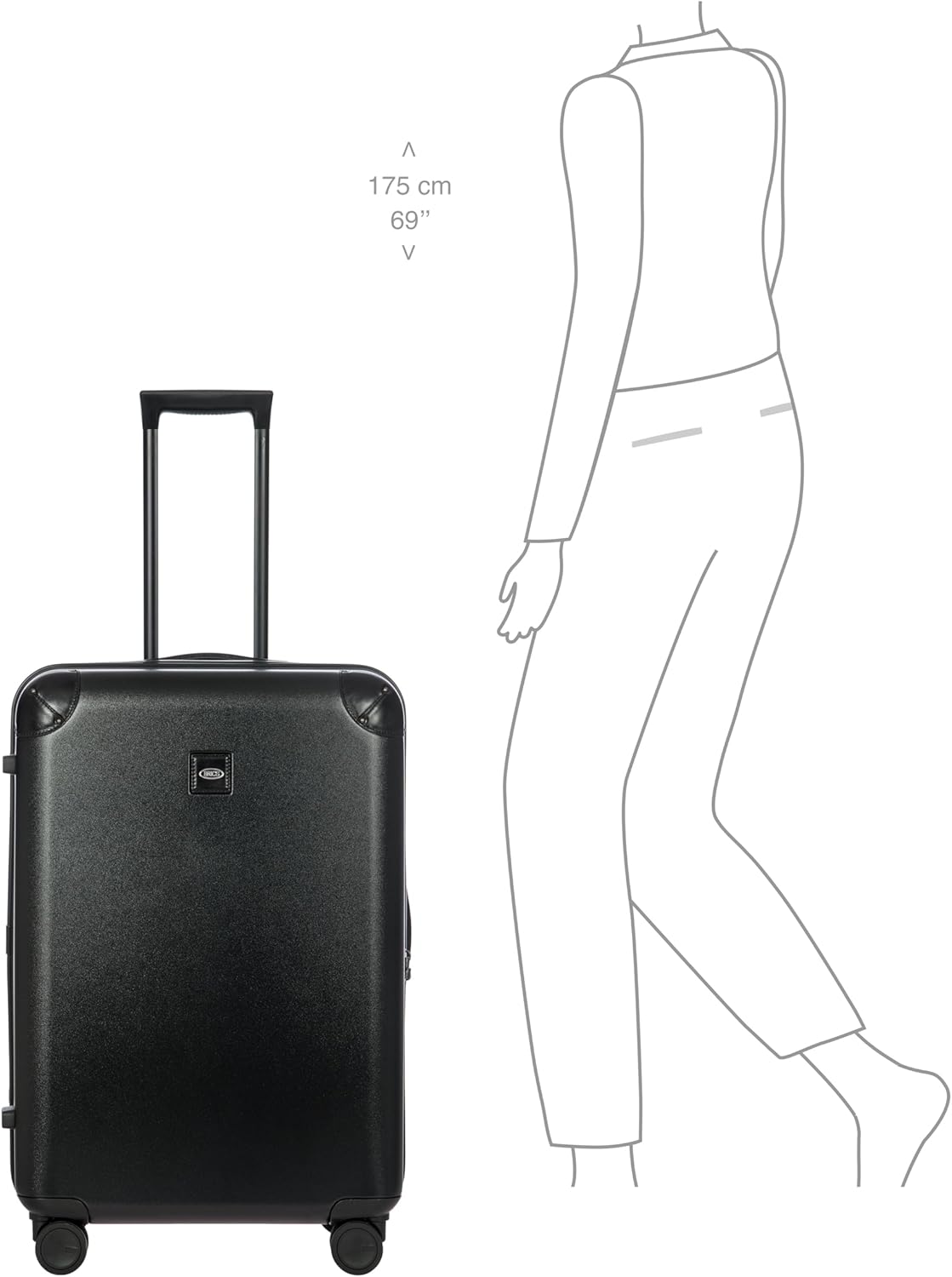 Bric's Amalfi 27" Spinner Luggage Lightweight Expandable Suitcase