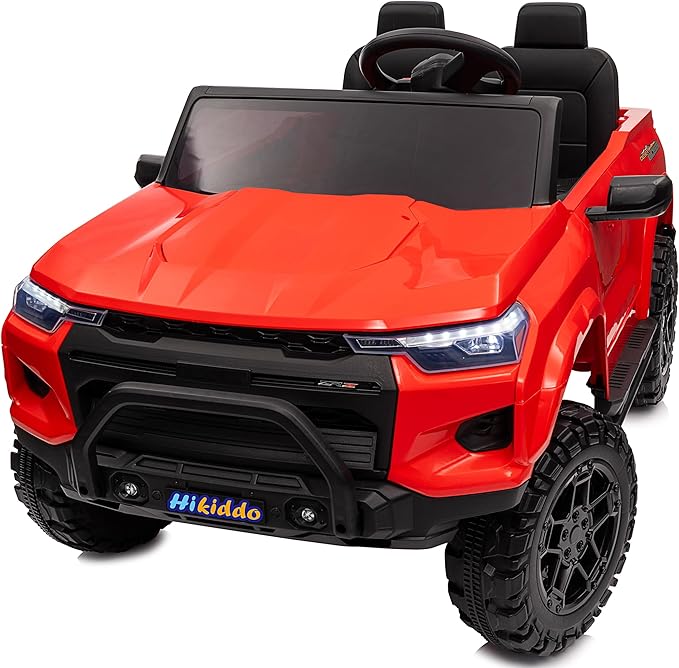 24V 10Ah Ride on Toy for Big Kids, 4WD 2 Seater Electric SUV Kids Car to Drive w/Remote Control, 4x200W Motors - Red-BubblyBeeBaby