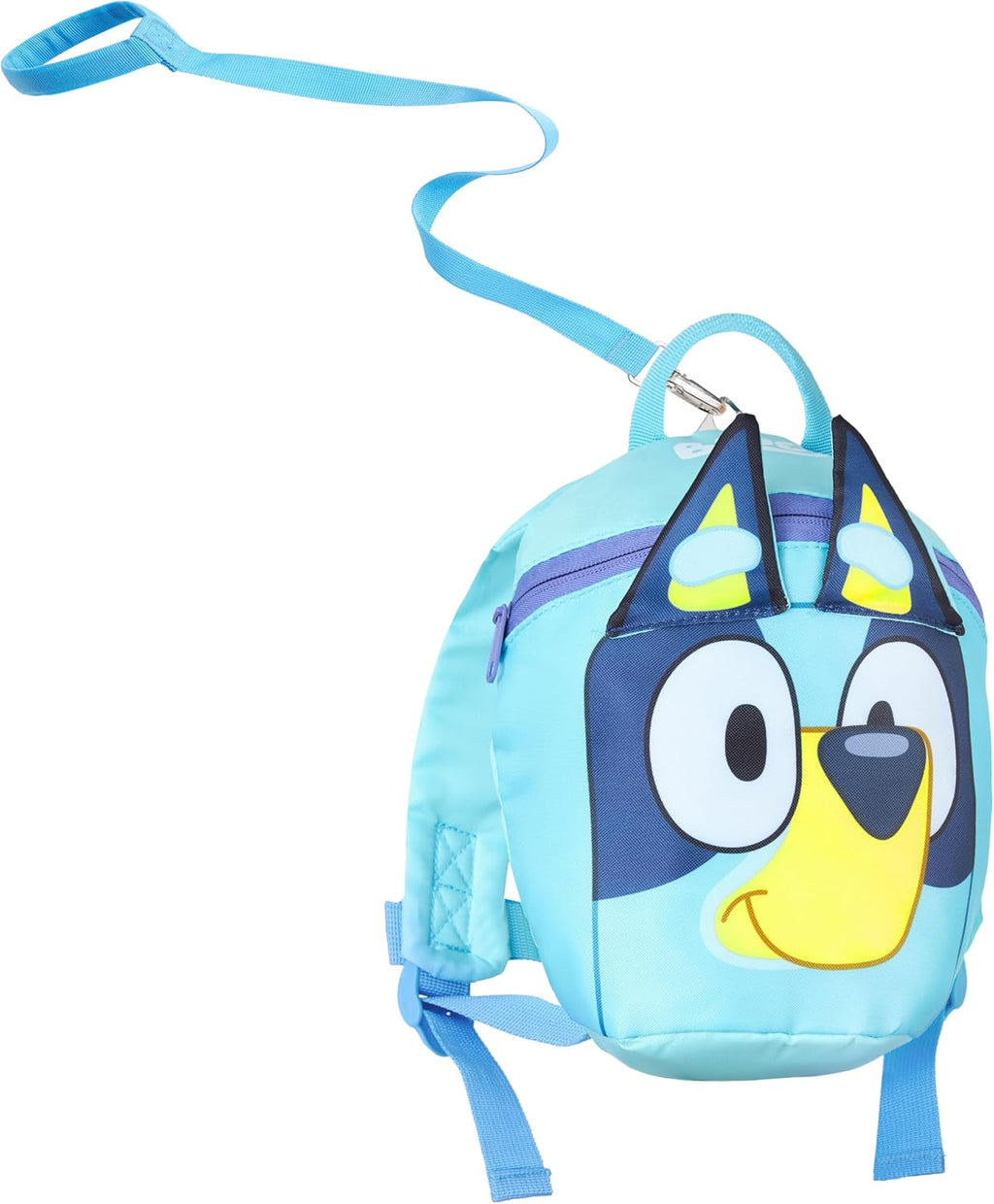 Bluey Backpack with Toddler Safety Harness for Kids Daycare Bag Backpack with Leash Preschool Outdoor Travel Gifts for Kids (Blue)
