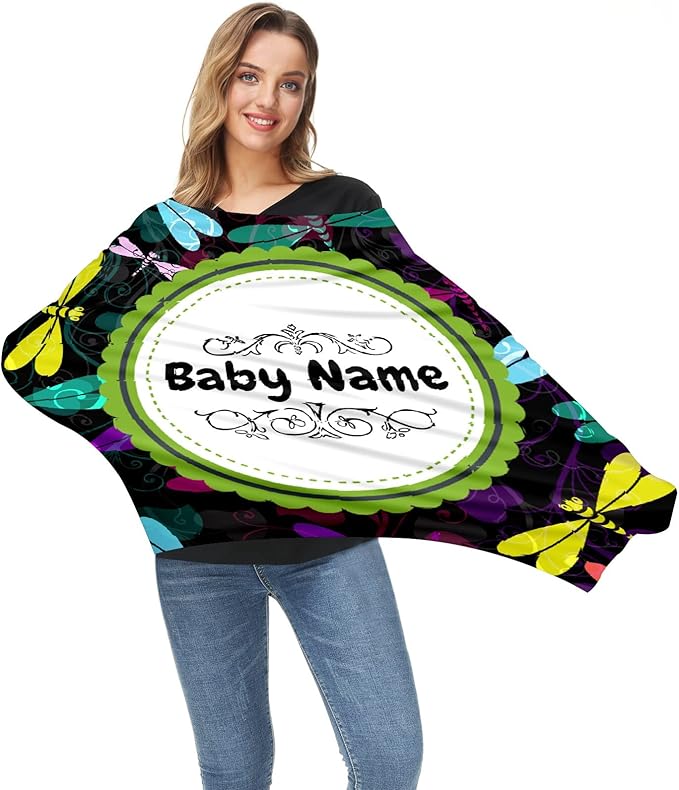 Baby Car Seat Stroller Cover Nursing Cover New Mom Breastfeeding Scarf Soft Stretchy Infant Carrier Cover Car Canopy Coverage-BubblyBeeBaby