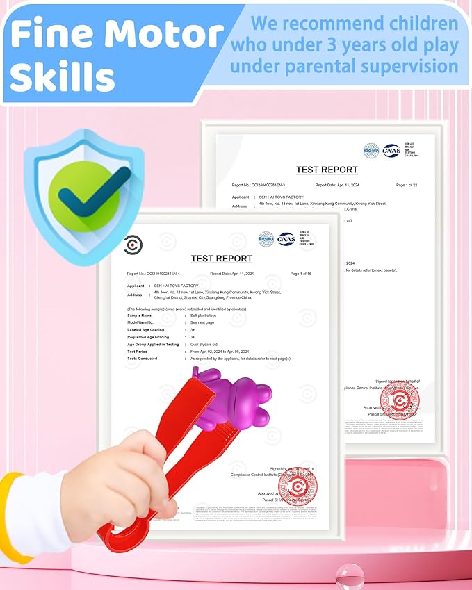 Counting Animals Montessori Toys for 3 4 5 Years Old Boys Girls, Preschool Learning Activities Kindergarten Educational Sensory Toys Gifts for Kids Toddlers Ages 3-5, 4-8-BubblyBeeBaby