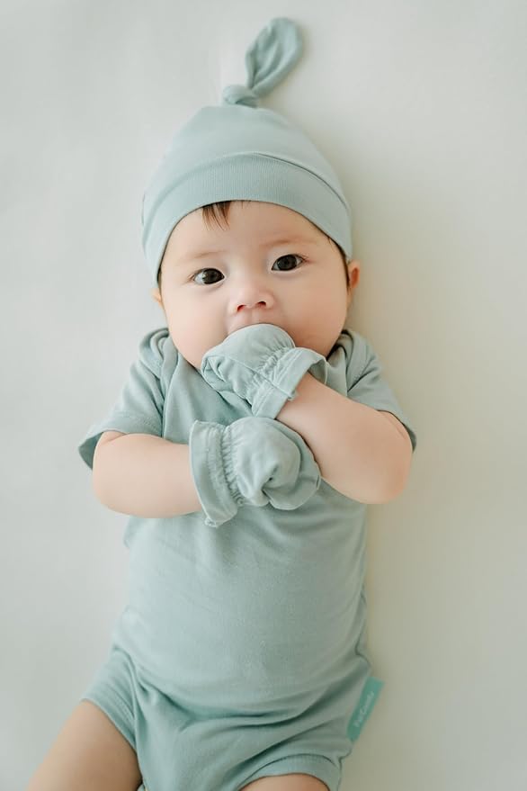 SuperSoft Baby Mittens, Bamboo Viscose Infant Newborn Mittens for Girls Boys No Scratch Gloves 6 Pack-BubblyBeeBaby