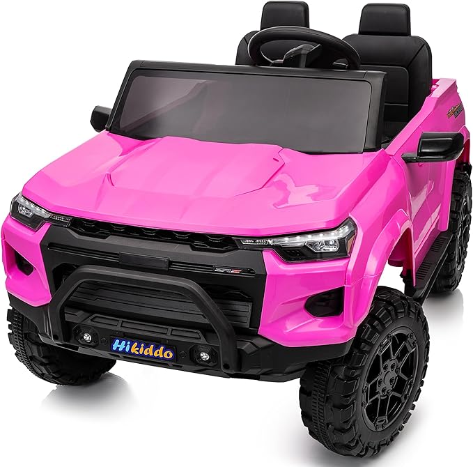 24V 2 Seater Ride on Toy for Big Kids, Electric SUV Kids Car to Drive w/Parent Remote, 2WD/4WD Switchable - Pink-BubblyBeeBaby