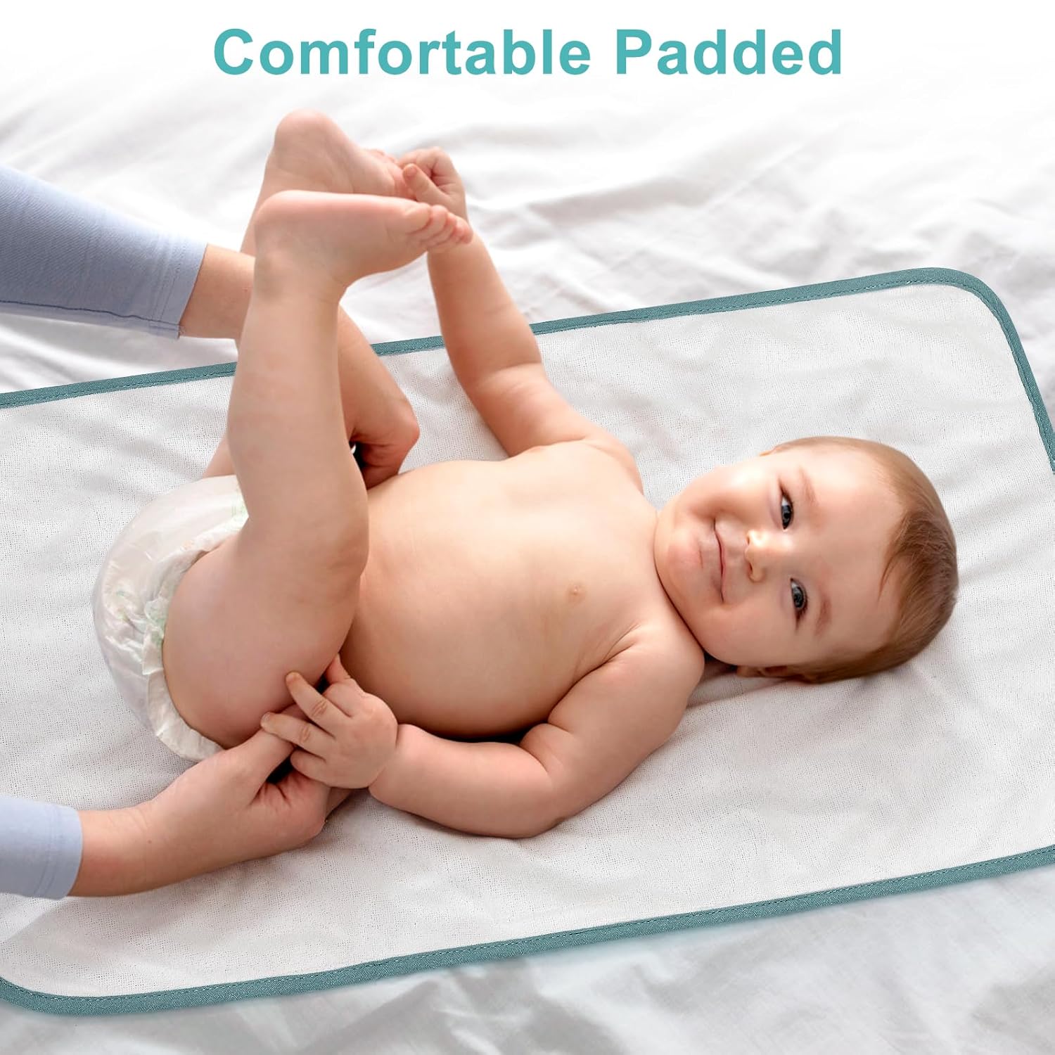 Accmor Portable Diaper Changing Pad, Waterproof Foldable Baby Changing Mat for Travel, Baby Essentials Shower Registry Gifts