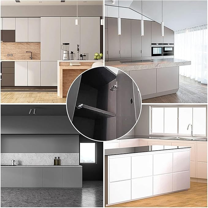 20Pack Push to Open Door Catch, Heavy Duty Touch Latch, Magnetic Push Latches Kitchen Door Push Release Latch for Cabinet for Kitchen Closet Door Closing & Drawer Closure Pop Out-BubblyBeeBaby